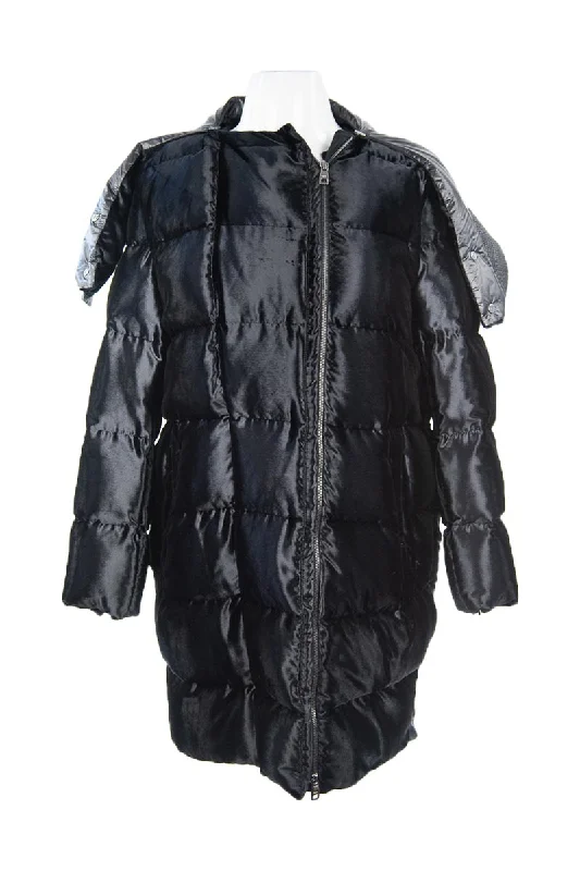 Salvatore Ferragamo Coat Knit Woven Fleece