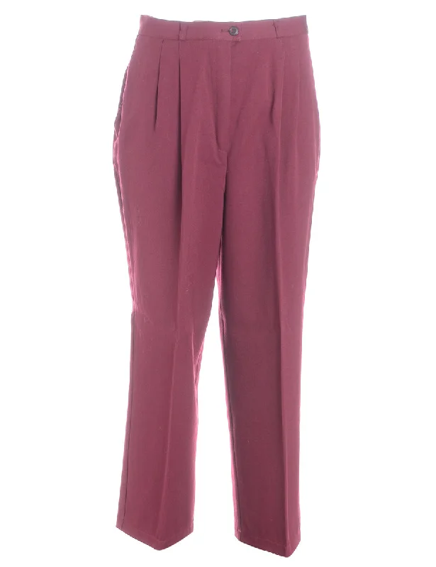 Label Cropped Dana Tapered Trousers Trousers Pleated Formal