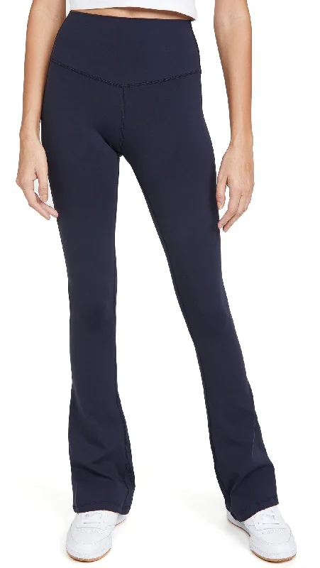 Splits59 Women's Raquel High Waist Supplex Flared Legging, 30” Fashionable Lacy Detail Leggings Splits59 Women's Raquel High Waist Supplex Flared Legging, 30” Fashionable Lacy Detail Leggings