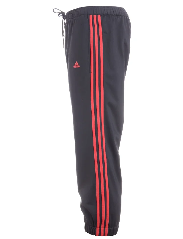 Label Gerry Elasticated Upcycled Adidas Sports Trousers Trousers Bestseller Popular