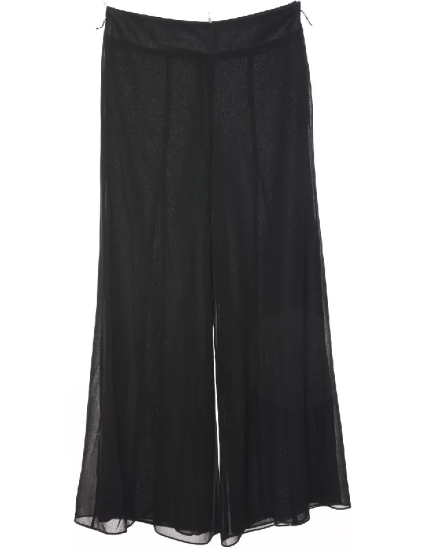 Flared Leg Trousers - W29 L30 Trousers Velvet Soft