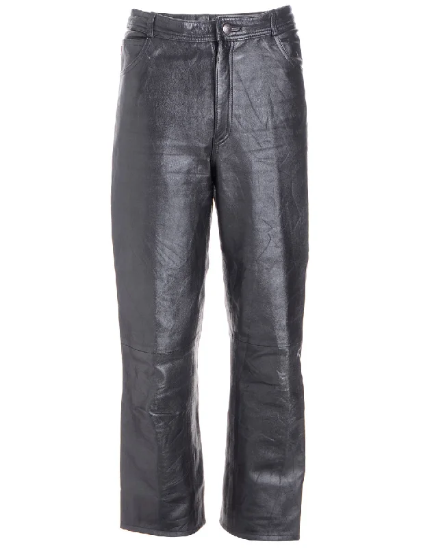 Label Bella Leather Cropped Trouser Trousers New Arrival