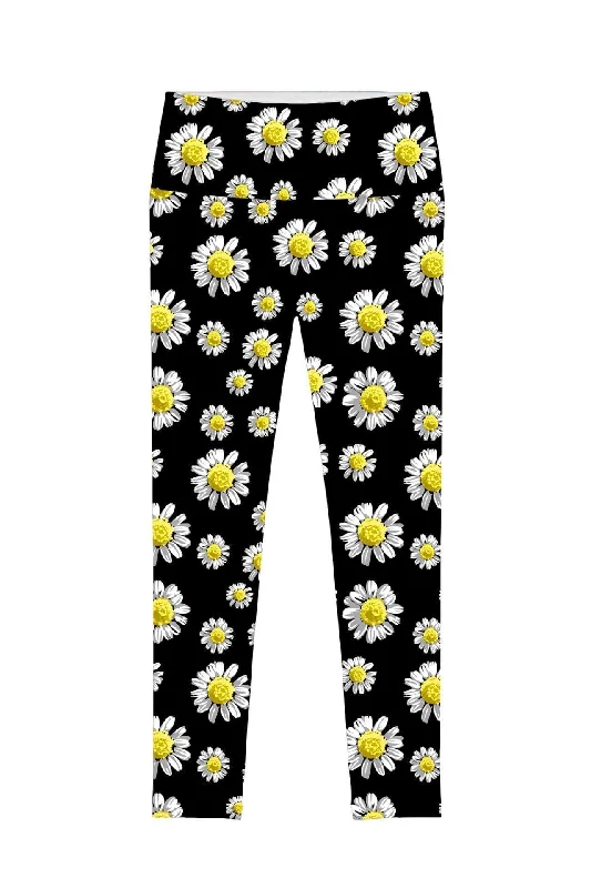 Little Oopsy Daisy Lucy Floral Performance Leggings - Women Comfortable Fleece-Lined Leggings