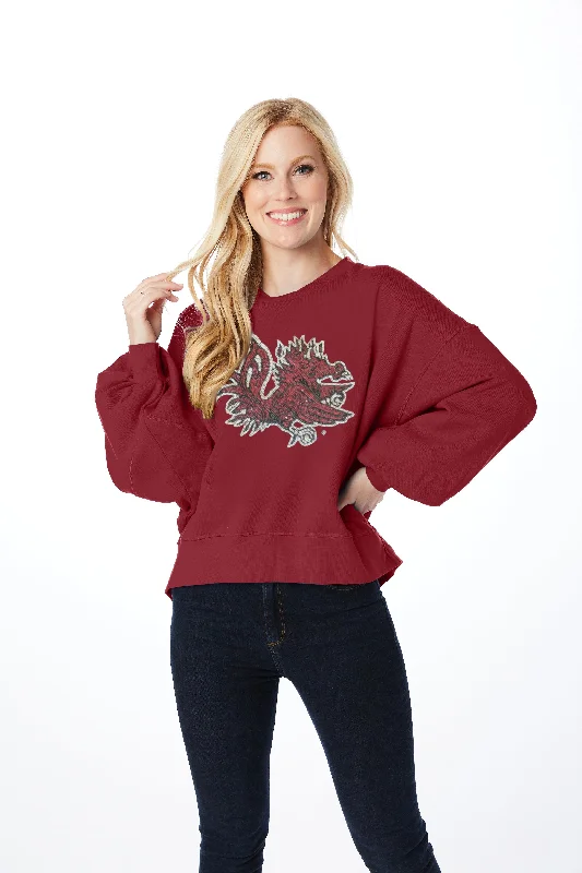 SE Sequin Pullover Halter Neck Top