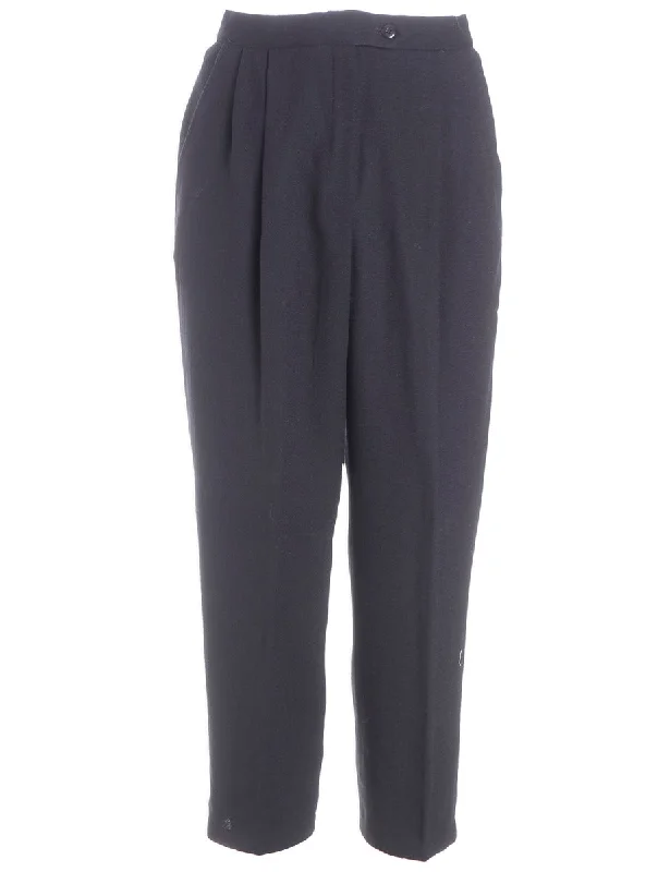 Label Cropped Dana Tapered Trousers Trousers Tapered Slim Fit