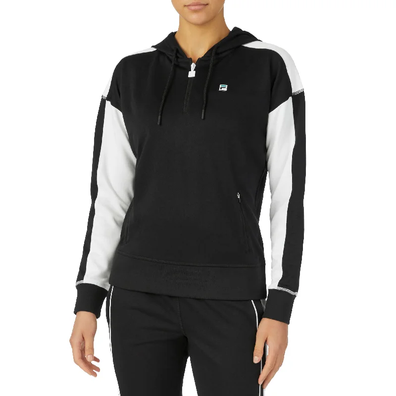 FILA La Finale Half Zip Womens Pullover Shawl Collar Sweater