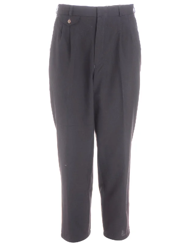 Label Cropped Dana Tapered Trousers Trousers High Rise Slim Fit