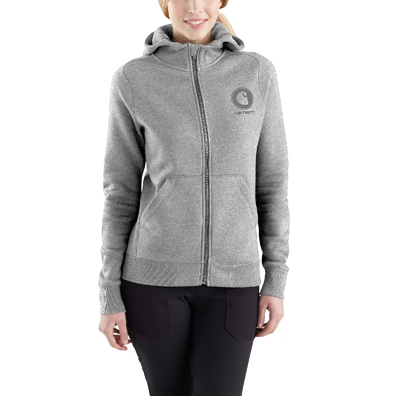 Carhartt Force® Delmont Graphic Zip-Front Hooded Sweatshirt Hoodie with Longline Fit Extended Stylish Carhartt Force® Delmont Graphic Zip-Front Hooded Sweatshirt Hoodie with Longline Fit Extended Stylish