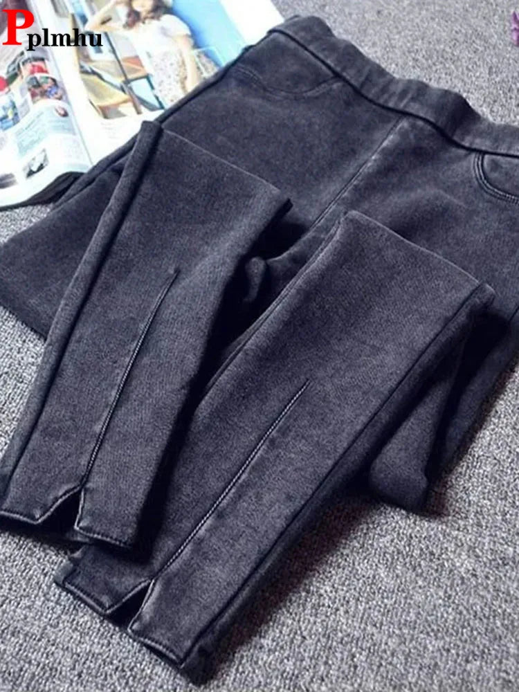 Casual Women Leggings Vent Jeans Moms Streetwear Elastic Denim Pencil Pants High Waist Butt Trouser Office Oversized 5xl Vaquero Trousers Vintage Classic Casual Women Leggings Vent Jeans Moms Streetwear Elastic Denim Pencil Pants High Waist Butt Trouser Office Oversized 5xl Vaquero Trousers Vintage Classic