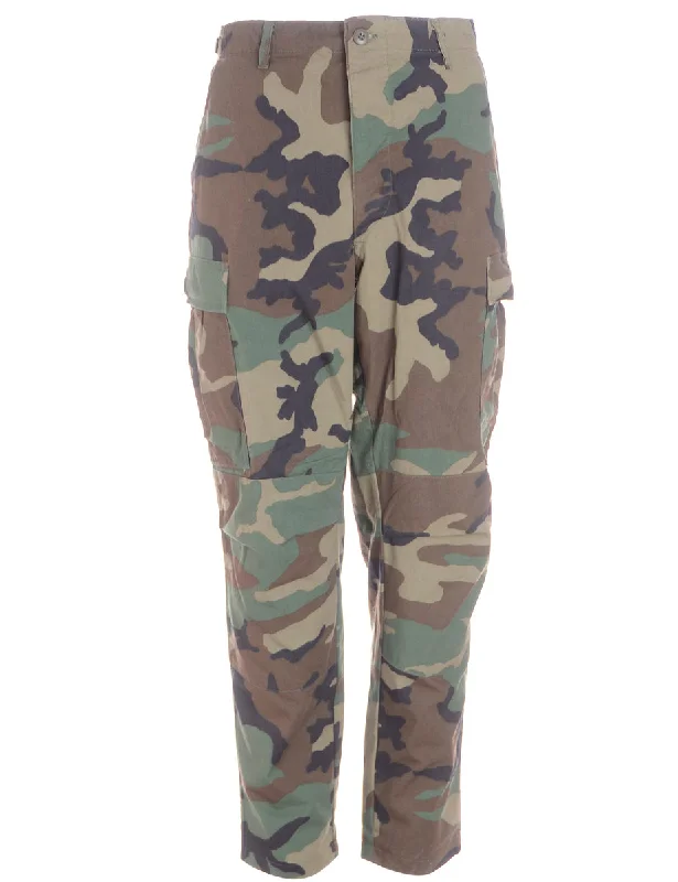 Label Jacob Tapered Army Trousers Trousers Culottes Wide Leg