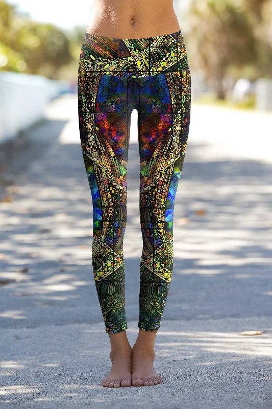 Merry Dancers Lucy Printed Performance Leggings - Women Stylish Camo Print Leggings