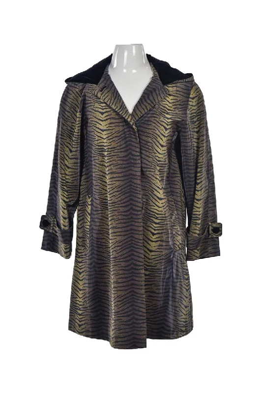 Gallery Coat Satin Silk Chiffon