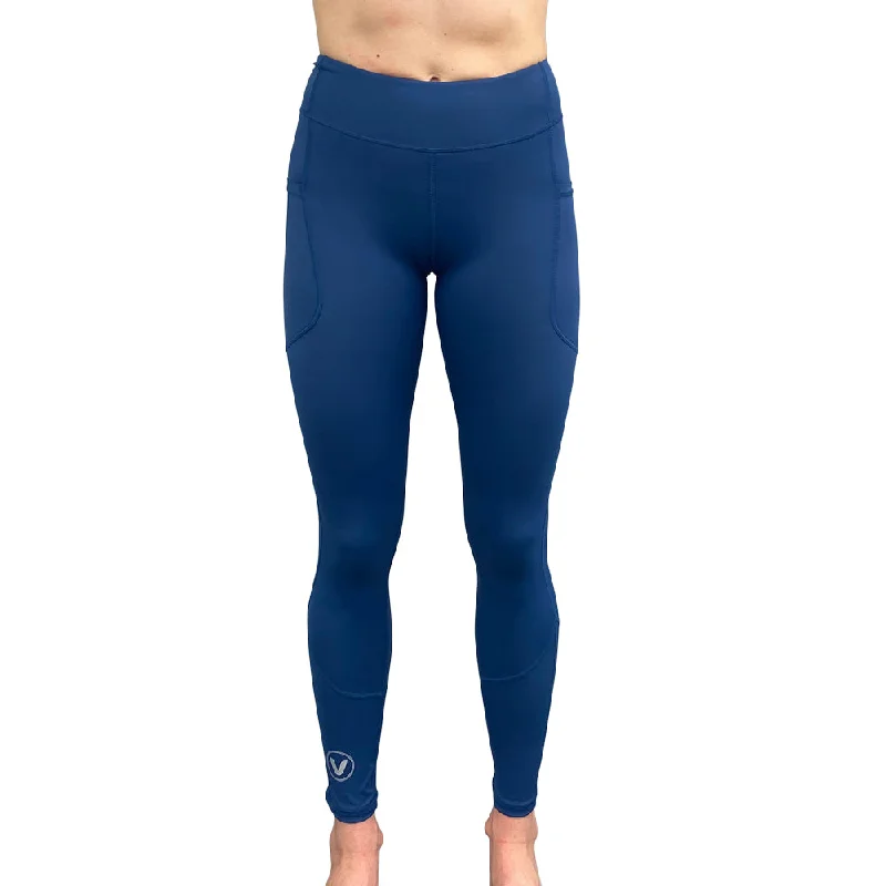 ERGO UV Full Length Women's Leggings - Midnight Navy Comfortable Classic Yoga Leggings ERGO UV Full Length Women's Leggings - Midnight Navy Comfortable Classic Yoga Leggings