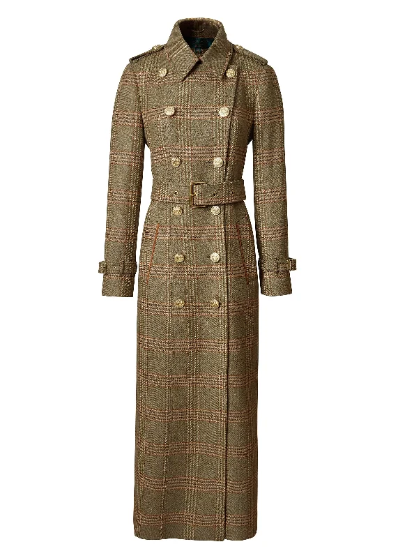 Full Length Marlborough Trench Coat - Leveret Parka Anorak Hoodie