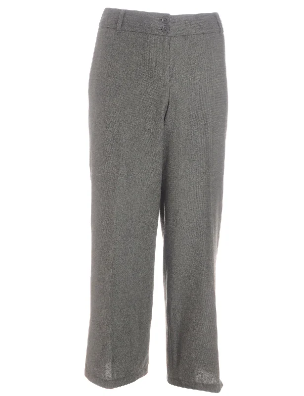Label Cropped Dana Tapered Trousers Trousers Print Floral