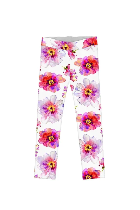 Little Isle of Love Lucy Cute Floral Printed Leggings - Girls Trendy Ombre Effect Leggings Little Isle of Love Lucy Cute Floral Printed Leggings - Girls Trendy Ombre Effect Leggings