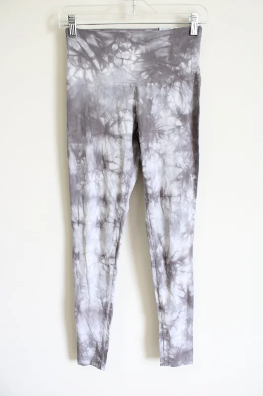 NEW Garage Favorite Ultra High Rise Gray Tie Dye Leggings | S Fashionable Sports Compression Leggings NEW Garage Favorite Ultra High Rise Gray Tie Dye Leggings | S Fashionable Sports Compression Leggings