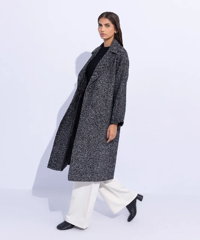 Oversized Raglan Coat Asymmetrical Diagonal princess