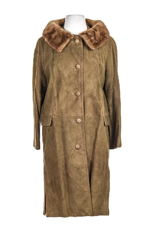 Vintage 60's Weiss & Goldring Coat Off-the-Shoulder Jacket Double-Breasted Coat Single-Breasted Coat