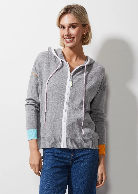 Happy Hoodie - Marle Hoodie with Cuffed Sleeves Snug Secure