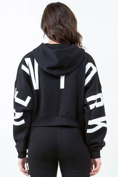 American Bazi Letter Graphic Long Sleeve Drawstring Cropped Hoodie Hoodie with Camouflage Military Edgy American Bazi Letter Graphic Long Sleeve Drawstring Cropped Hoodie Hoodie with Camouflage Military Edgy