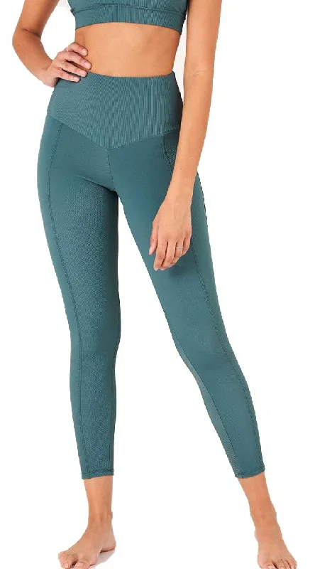 Onzie Sweetheart Pale Cacti Rib X-Small Midi Leggings Stylish Stretch-Waist Leggings Onzie Sweetheart Pale Cacti Rib X-Small Midi Leggings Stylish Stretch-Waist Leggings