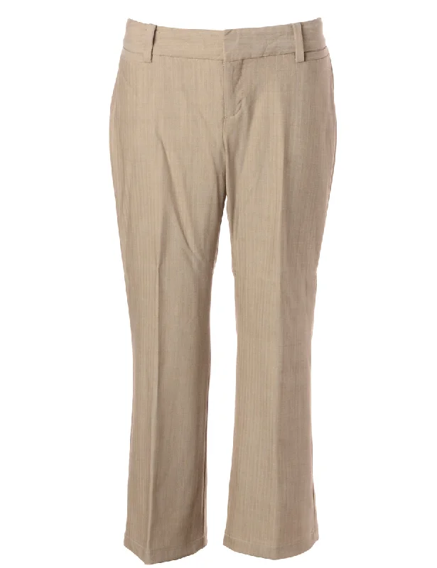 Label Cropped Dana Tapered Trousers Trousers practical easy-care