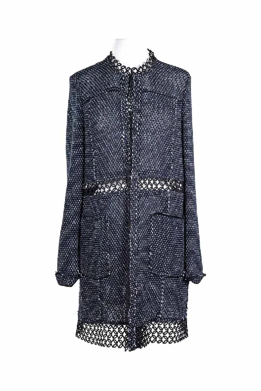 Elie Tahari Coat Shawl Collar Notch Collar Lapel Collar