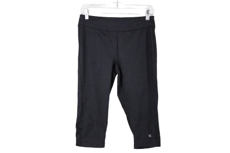 Champion Powertrain Black Capri Legging | M Trendy Patterned Leggings