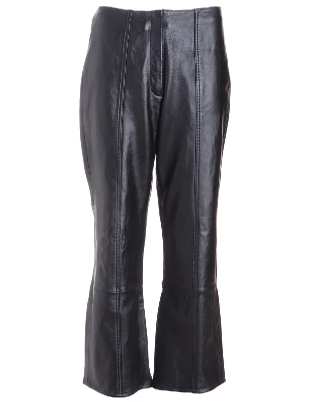 Label Bella Leather Cropped Trouser Trousers Hiking Durable