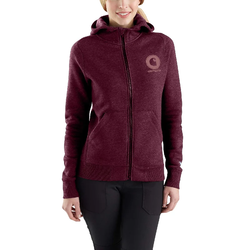 Carhartt Force® Delmont Graphic Zip-Front Hooded Sweatshirt Hoodie with Slim Fit Tailored Modern Carhartt Force® Delmont Graphic Zip-Front Hooded Sweatshirt Hoodie with Slim Fit Tailored Modern