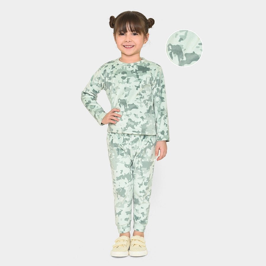 Misty Green Sweatshirt with Pajama set Hoodie with Hem Raw Edge Edgy Unfinished