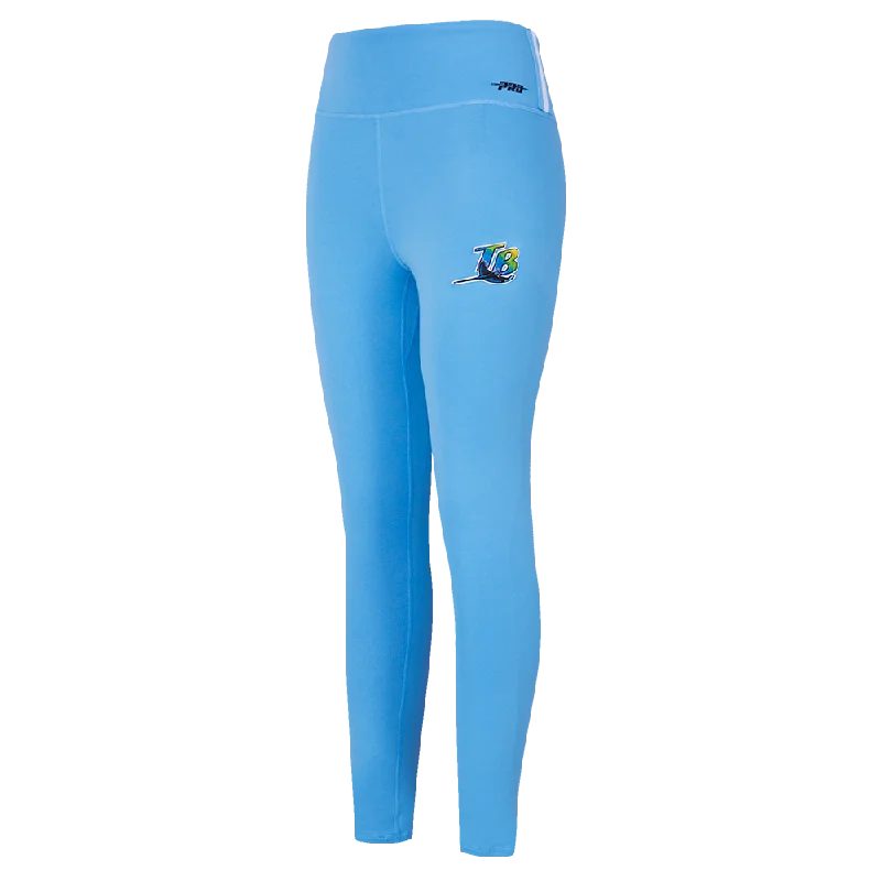 LEGGINGS MLB TAMPA BAY RAYS RETRO CLASSICS PARA MUJER Comfortable Slip-On Leggings