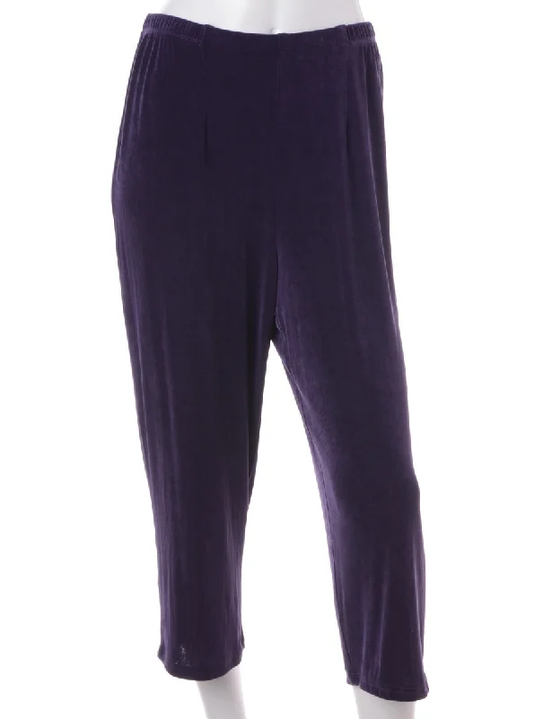 Label Lara Cropped Lycra Trouser Trousers Chinos Classic