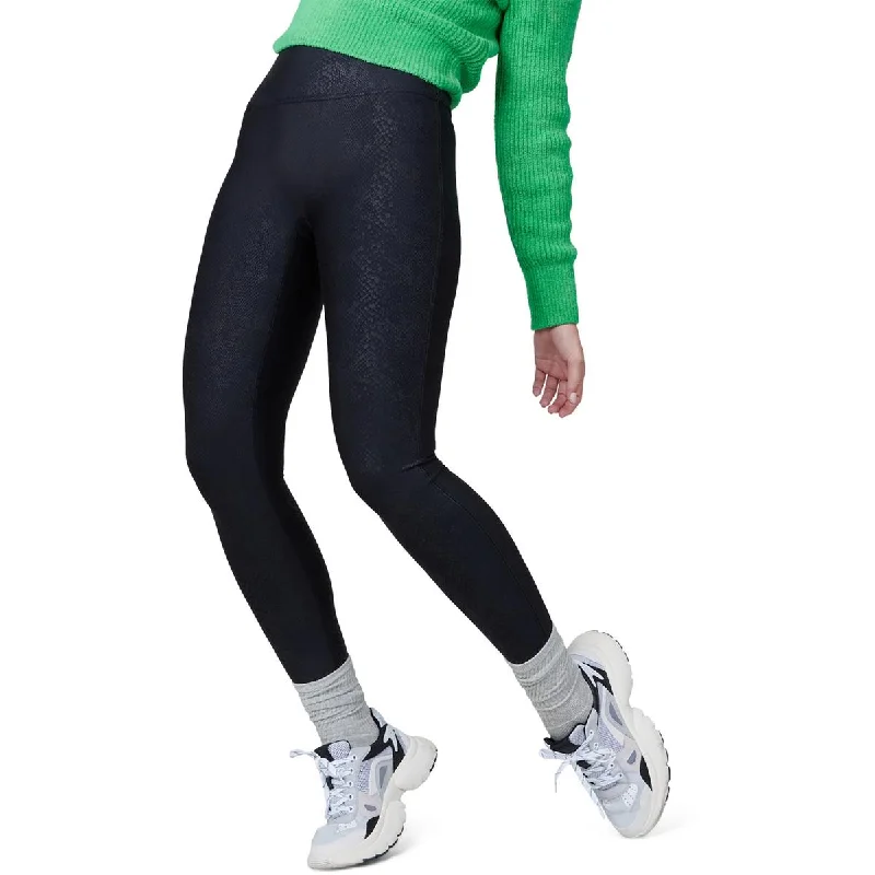 Spanx Womens Faux Leather High Waisted Athletic Leggings Trendy Adjustable Waist Leggings Spanx Womens Faux Leather High Waisted Athletic Leggings Trendy Adjustable Waist Leggings