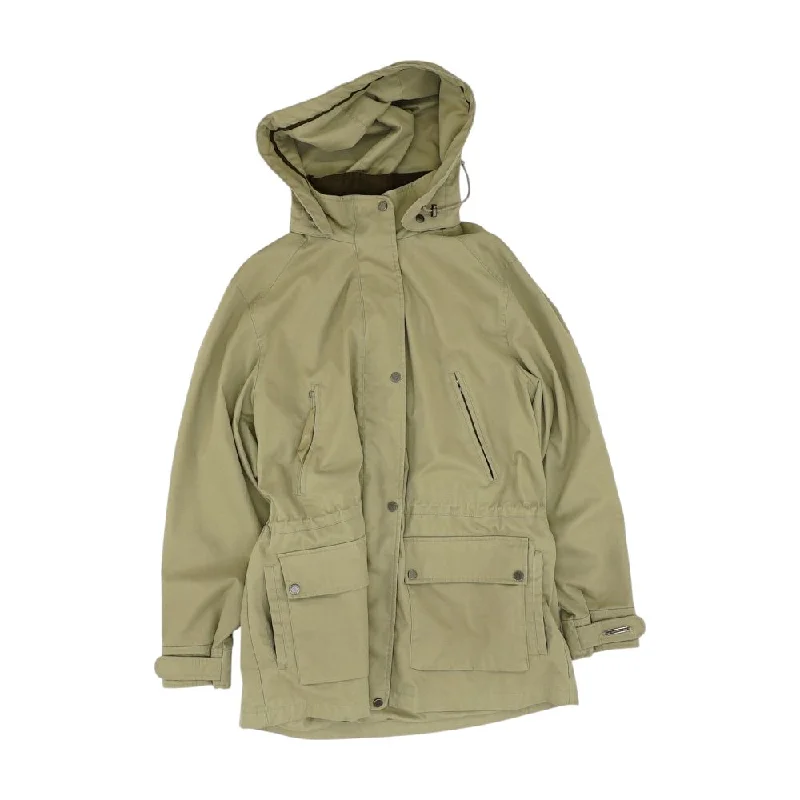 Tan Solid Coat Nylon Polyester Spandex