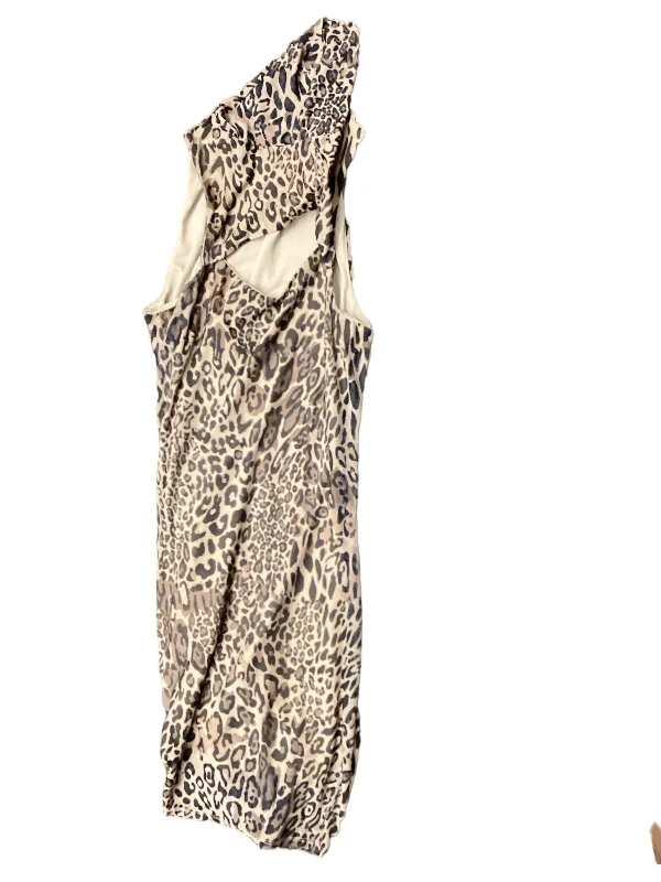 Animal Print Dress Party Midi Bar Iii, Size Xs Stylish Striped Midi Dress