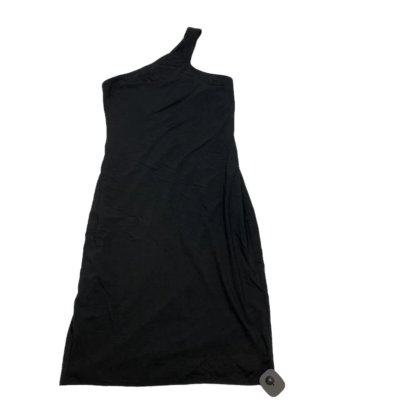 Black Dress Casual Midi Express, Size Xs Fashionable High-Low Midi Dress