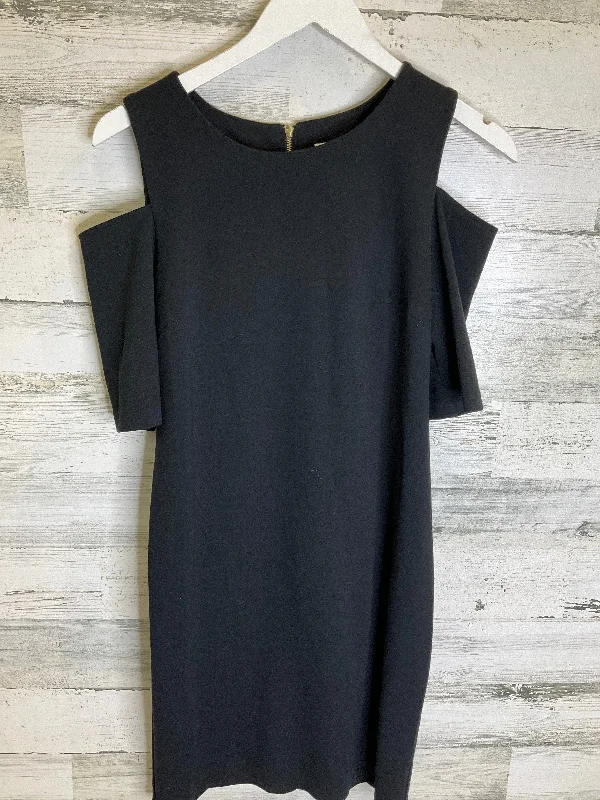 Black Dress Casual Midi Michael Kors, Size M Elegant Satin Midi Dress