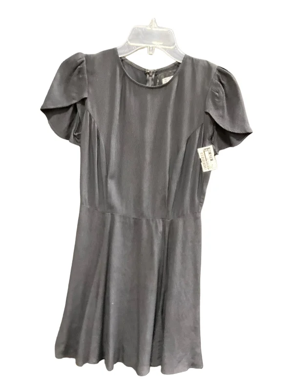Black Dress Casual Midi Reformation, Size Xs Trendy Shift Midi Dress
