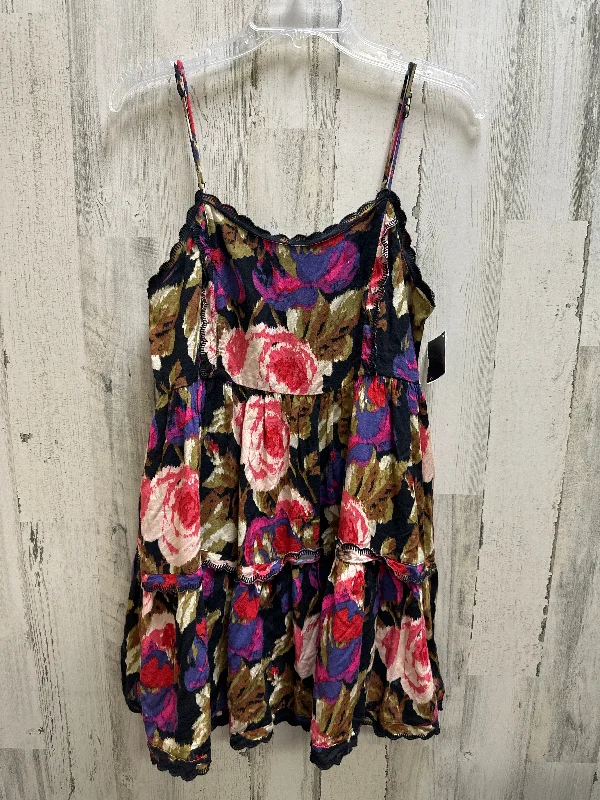 Black Dress Casual Midi Urban Outfitters, Size M Trendy Square Neck Midi Dress