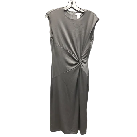 Black Dress Party Midi H&m, Size S Cozy Spaghetti Strap Midi Dress