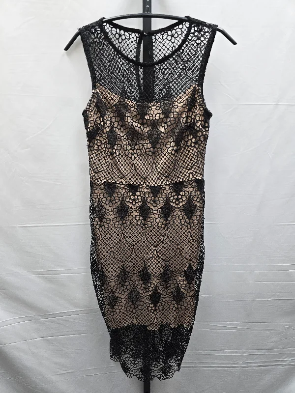 Black & Tan Dress Casual Midi Bisou Bisou, Size Xs Stylish Long Sleeve Floral Midi Dress Black & Tan Dress Casual Midi Bisou Bisou, Size Xs Stylish Long Sleeve Floral Midi Dress