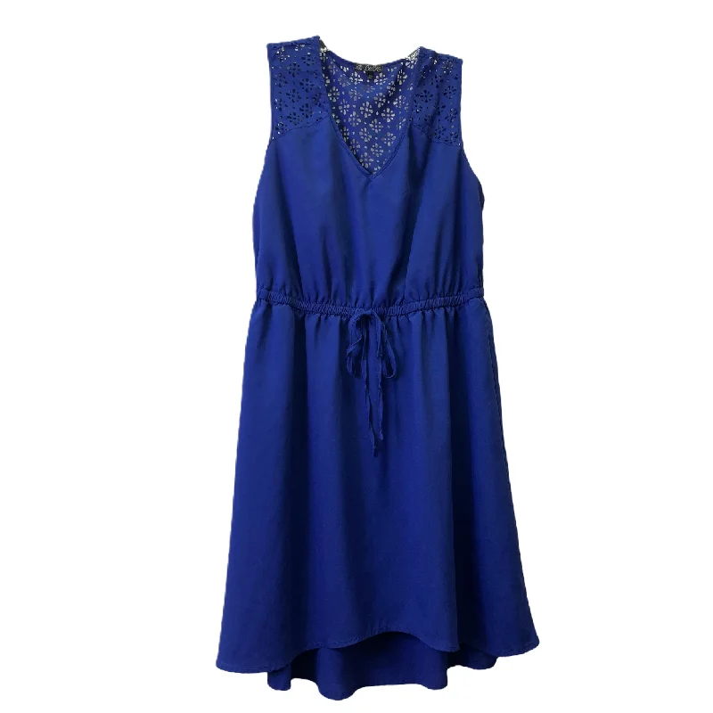 Blue Dress Casual Midi By Bebop, Size: L Elegant Sleeveless Midi Dress