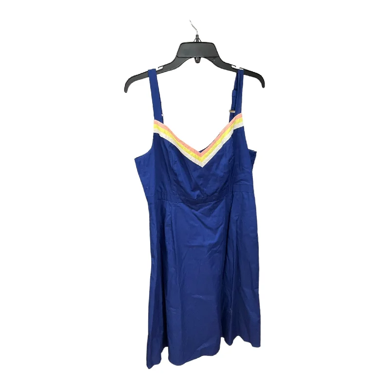 Blue Dress Casual Midi Modcloth, Size Xl Cozy T-shirt Midi Dress