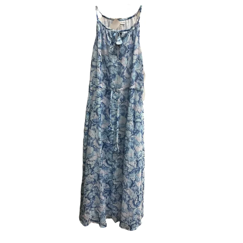 Blue & Pink Dress Casual Midi Tommy Bahama, Size M Comfortable Adjustable Strap Midi Dress Blue & Pink Dress Casual Midi Tommy Bahama, Size M Comfortable Adjustable Strap Midi Dress