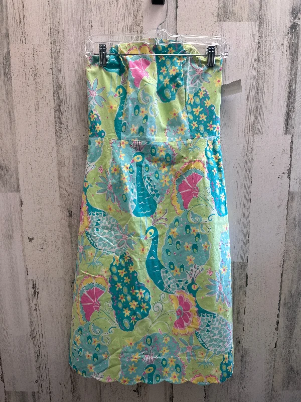 Dress Casual Midi By Lilly Pulitzer  Size: 6 Stylish High-Waisted Midi Dress