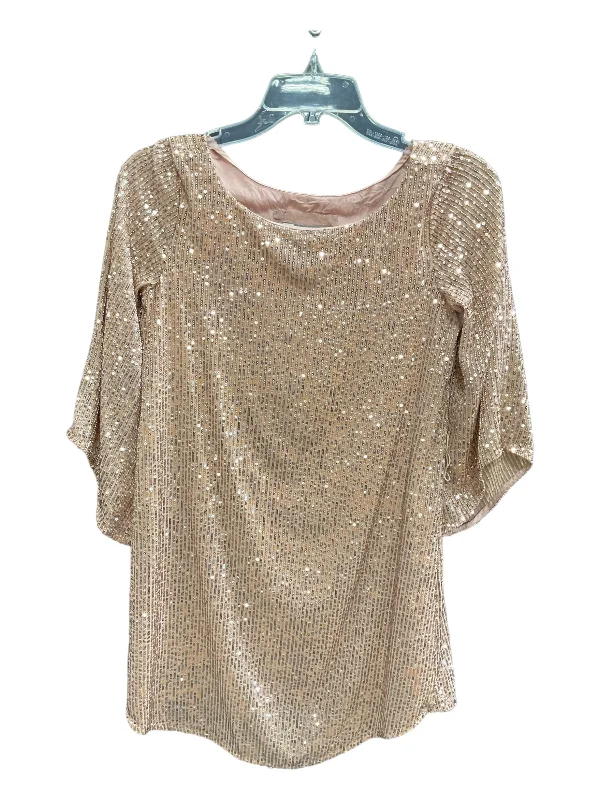 Gold Dress Party Midi Anthropologie, Size Xxs Cozy Tie-Dye Midi Dress