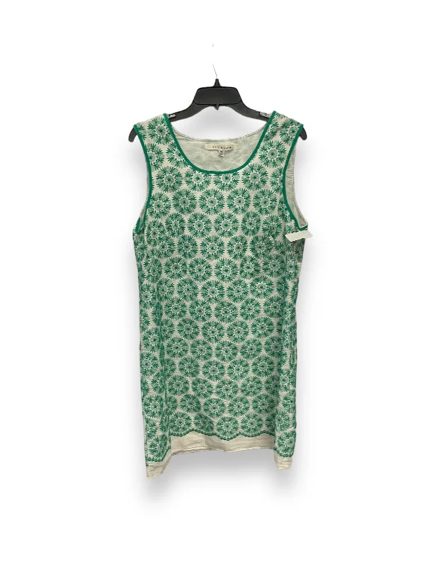 Green Dress Casual Midi Max Studio, Size Xl Trendy Flared Sleeve Midi Dress