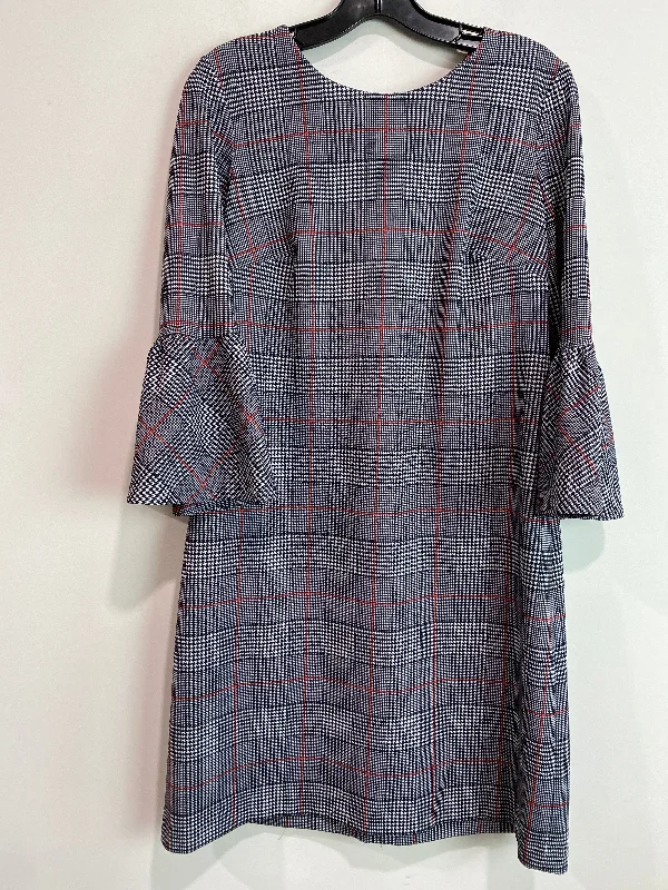 Grey Dress Casual Midi Calvin Klein, Size M Trendy Fit-and-Flare Midi Dress